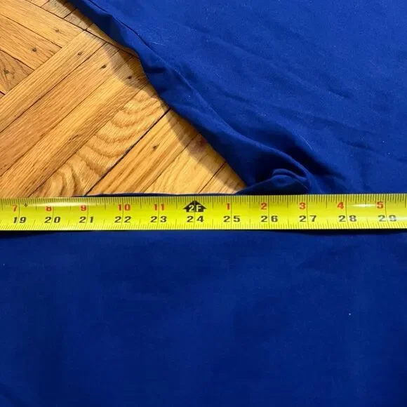 Cobalt Blue Wide Leg Trousers XXL Elastic Waist - Picture 8 of 8